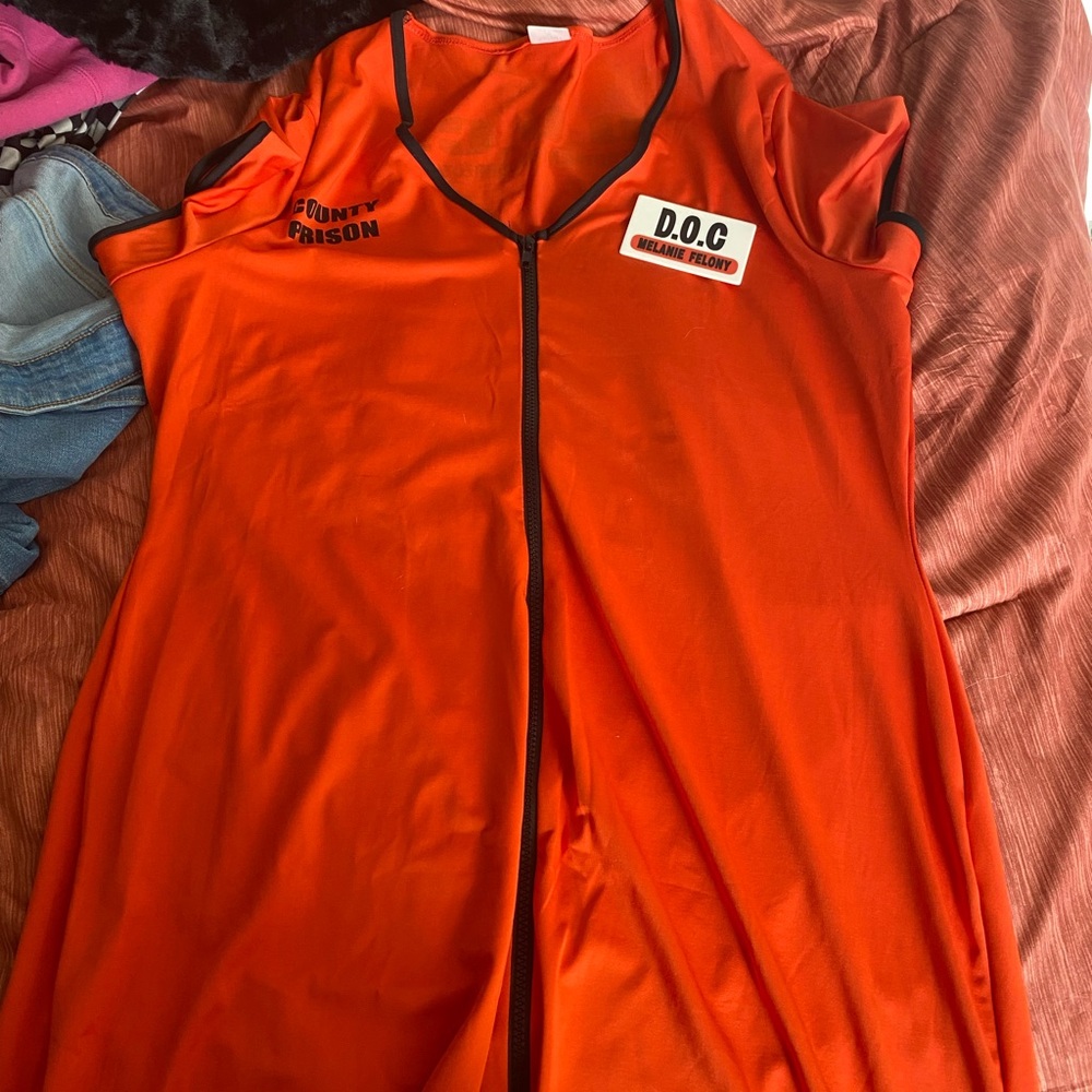 Spirit Orange Prison Costume Dress